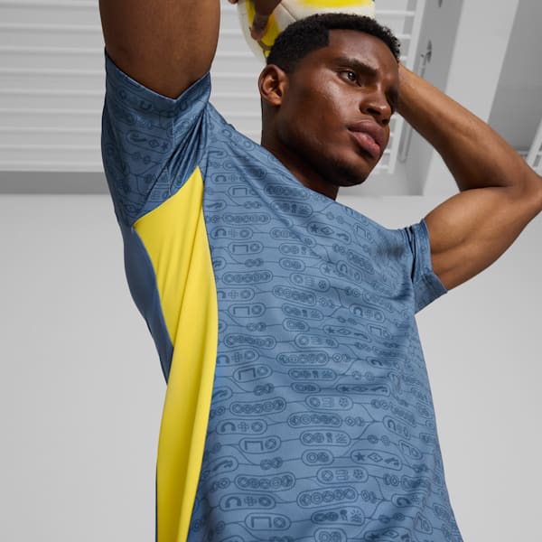 Jersey Hombre Neymar JR "BNA", Blue Horizon-Pelé Yellow, extralarge
